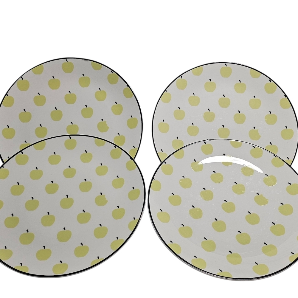 Kate Spade Lenox Porcelain Wickford Orchard Accent Plates Set 4